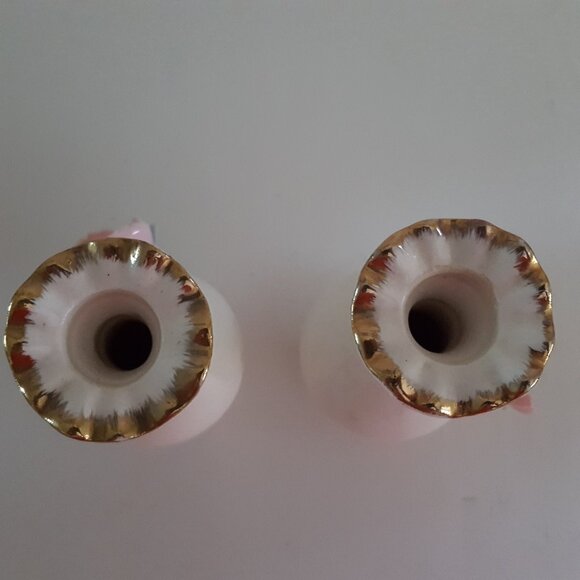 Vintage 3-Piece Porcelain Vanity Set 1950's **AS IS** - Picture 13 of 16